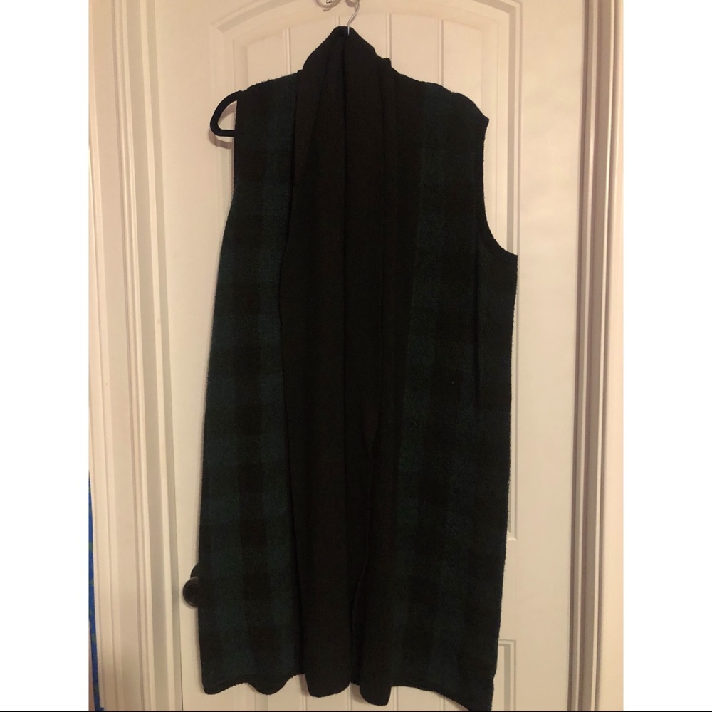 Sweater open vest